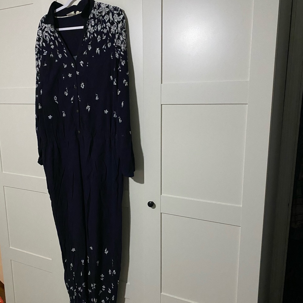 Navy and White jumpsuit